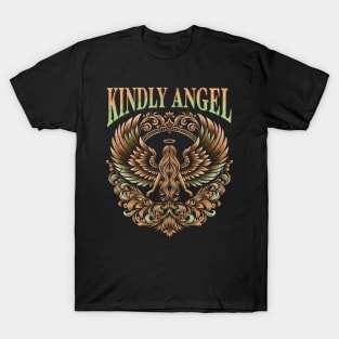 Kindly Angel with Ornaments and Wings T-Shirt